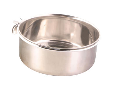 Stålskål med skruebeslag ø14,5 cm