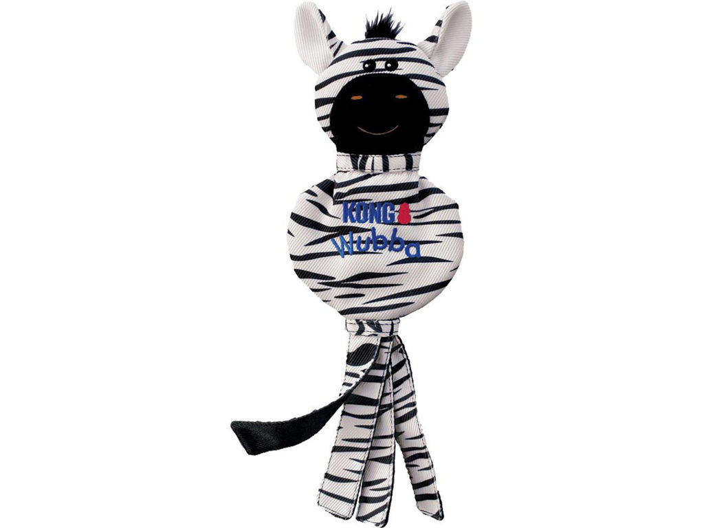 KONG WUBBA NO STUFF ZEBRA L
