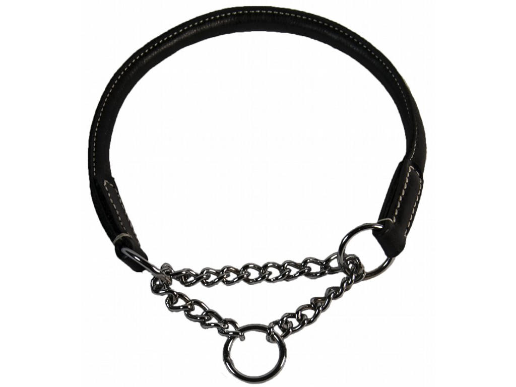 WALKER HALS M/KÆDE SORT    0.6X35 CM