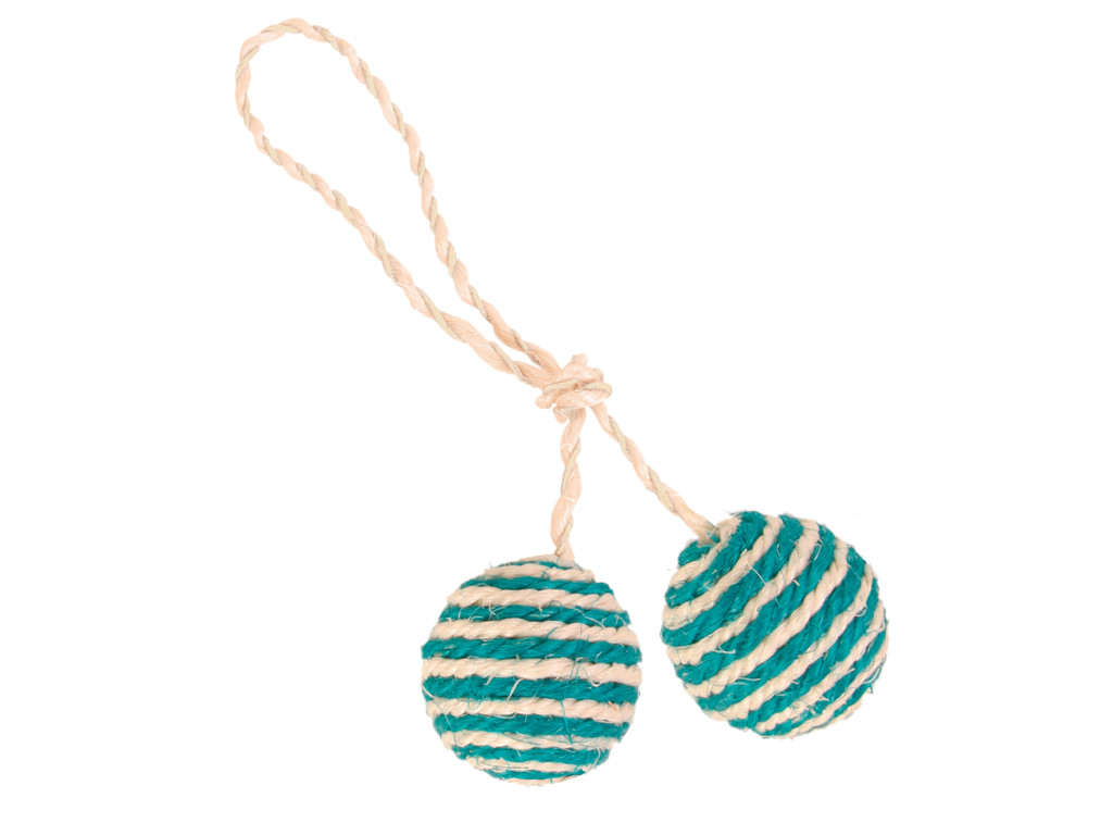 Sisal dobbelt bold med catnip