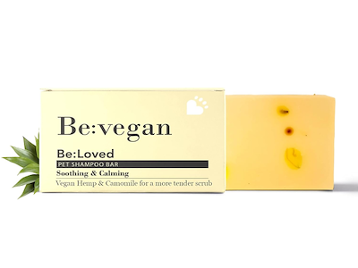 Be:Loved Be:Vegan Hemp Shampoo Bar 100 g – Beroligende Hundeshampoo med Hamp & Kamille