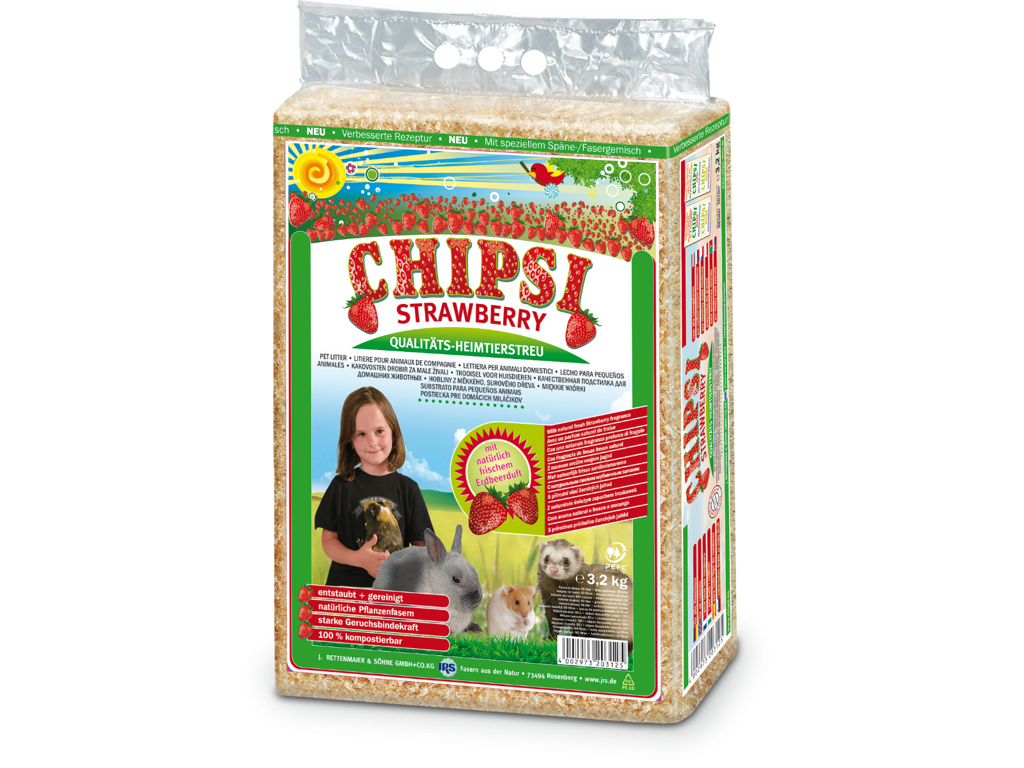 Chipsi jordbær spåner 3,2 kg