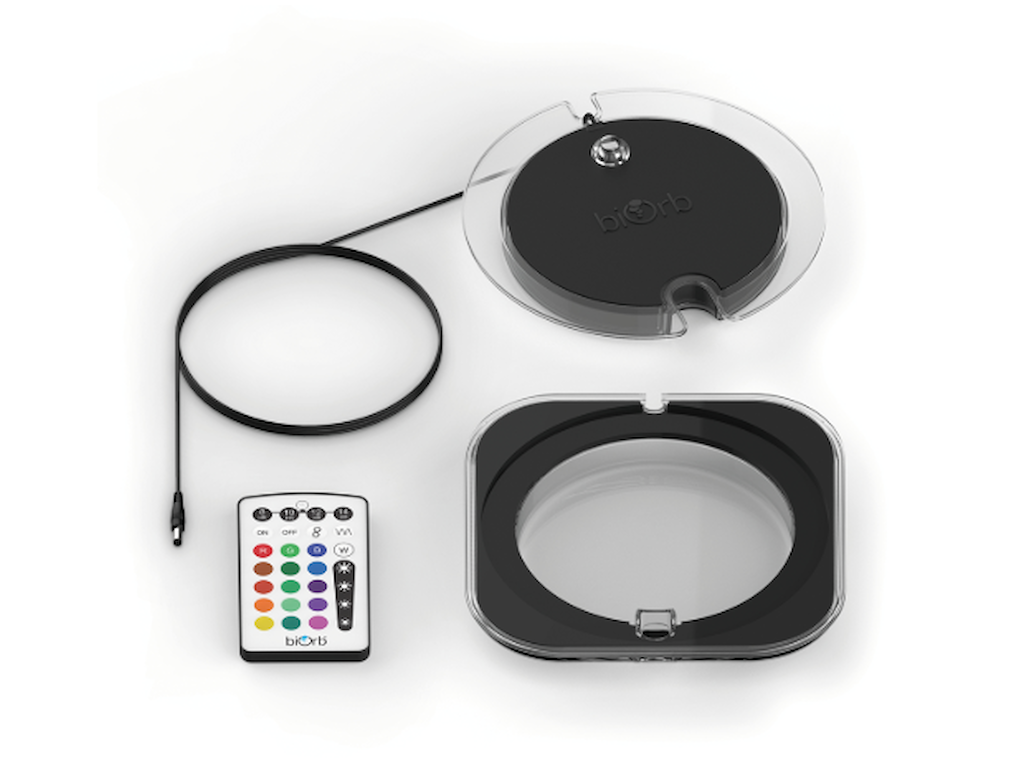 biOrb MCR Light Large Black – LED-belysning med Fjernbetjening og 16 Farver