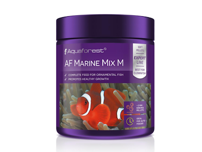 Aquaforest AF Marine Mix M 120 g – Granulatfoder til Kødædende Marine Fisk