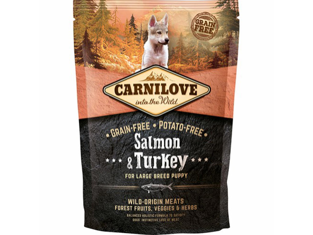 Carnilove Salmon & Turkey for Large Breed Puppy 1,5 kg