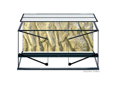 ExoTerra terrarium 90 x 45 x 45 cm.