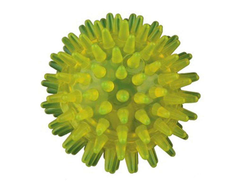Flashing hedgehog ball, thermoplastic rubber (TPR), ø 5 cm