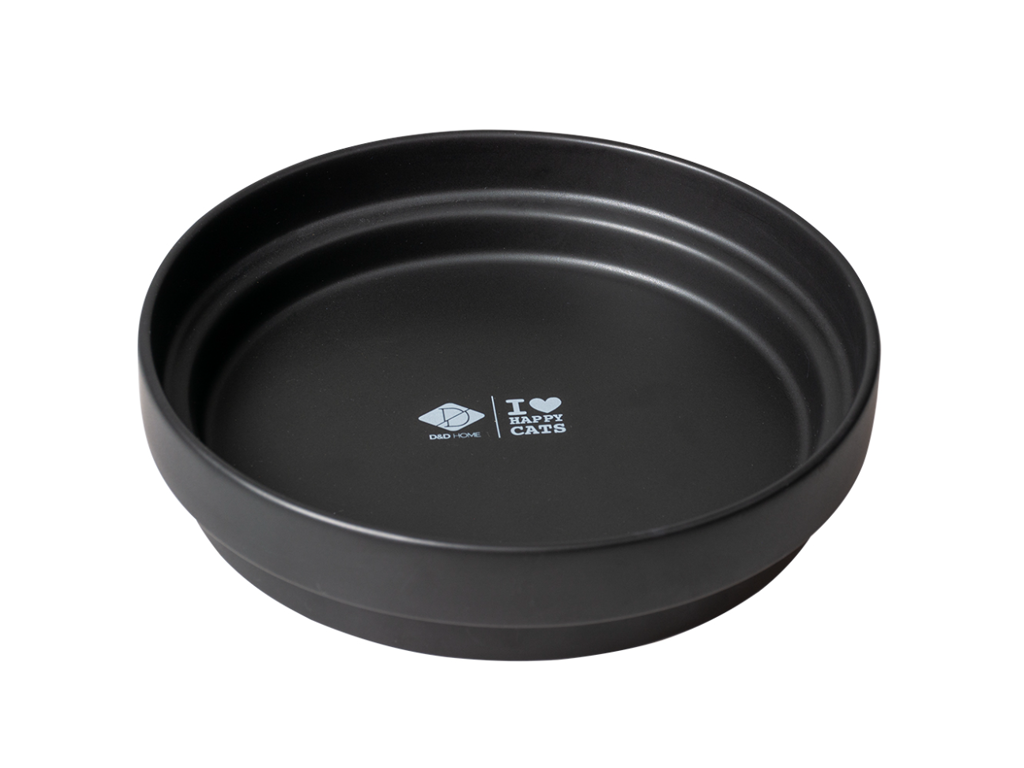 D&D CAT Keramisk Drikkeskål (XL) ACE Ø25 cm. Sort