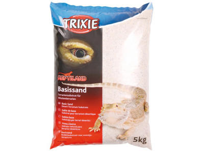 Hvidt terrarie basissand, 5 kg