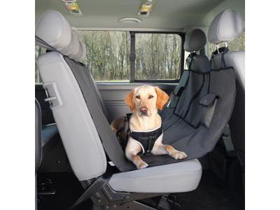 Bilsædetæppe, 1,40 × 1,45 m, sort