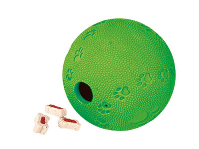 Snackbold, naturgummi  11cm