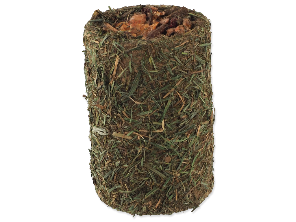 Natur Land NIBBLE Høtunnel med Frugtblanding 125 g – Snack & Aktivering til Kanin og Gnaver