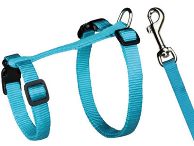 Kattesele XL m.line 34-57cm/13,1,20m nylon