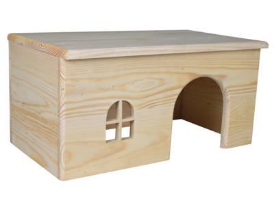 Træhus, Kaniner, 40 × 20 × 23 cm