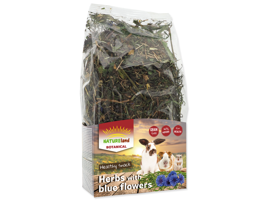 Nature land botaniske urter med blå blomster 100g