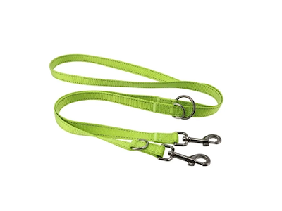 Dogman Iris Multi Nylonsnor Grøn M – Justerbar Hundeline 200 cm