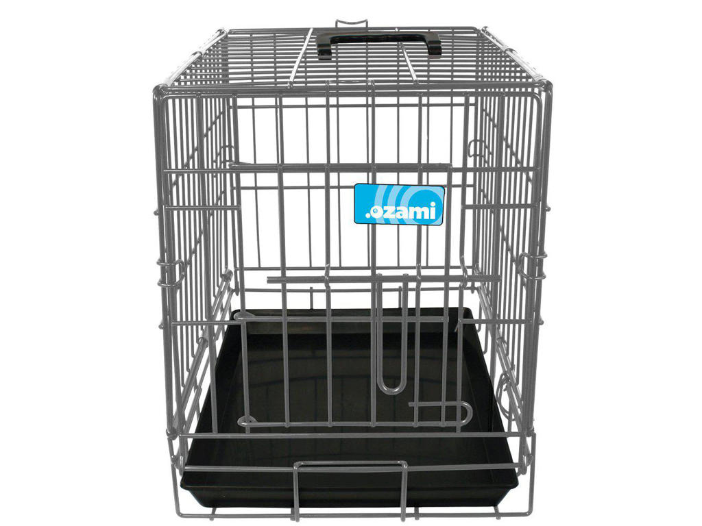 HUNDE TRANSPORTBUR GRÅ/TAUPE 78x49x56.5CM