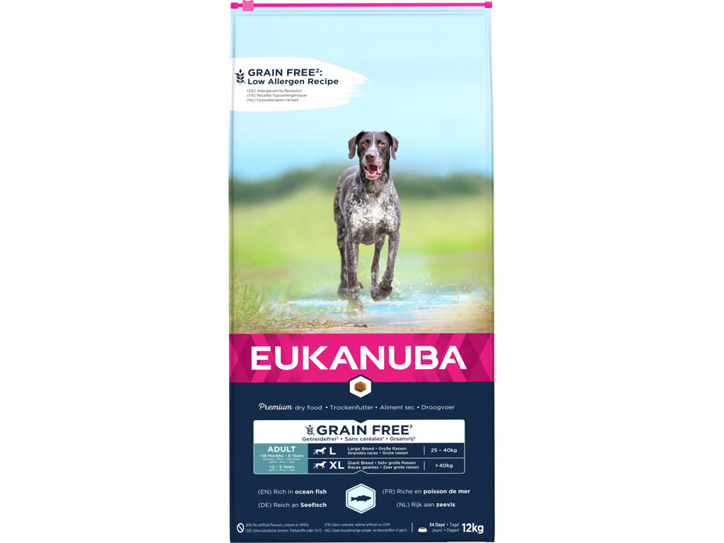Eukanuba Adult Large Grainfree Ocean Fish 12KG