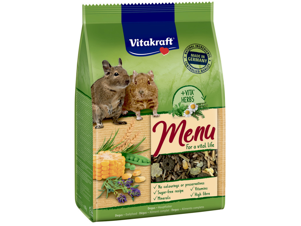 VITAKRAFT MENU GNAVERFODER 600 G