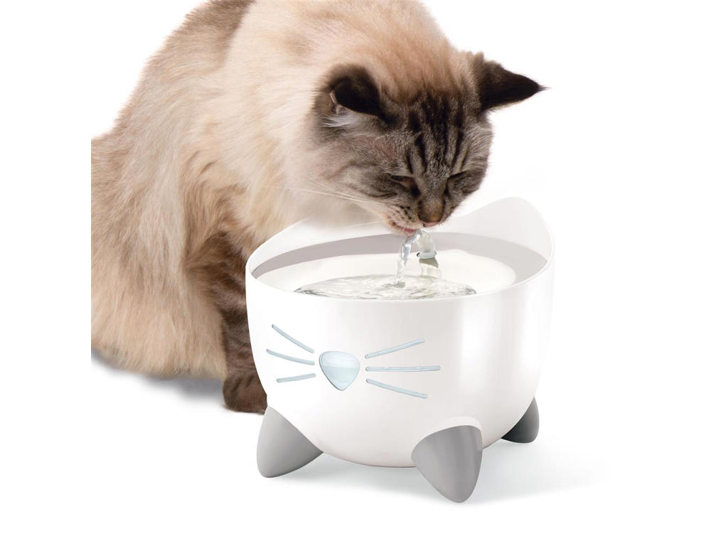 Catit Pixi Drikkefontæne, hvid/Rustfri stål