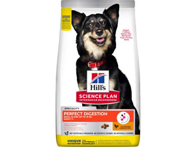 Hills SP 3 kgCanine Adult Perfect Digestion Small&Mini with Chicken & Brown Rice 
