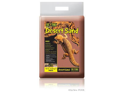 ExoTerra sand 4,5 kg, rød 