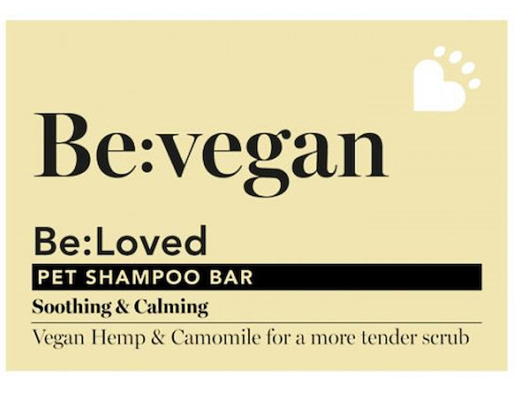 Be:Loved Be:Vegan Hemp Shampoo Bar 100 g – Beroligende Hundeshampoo med Hamp & Kamille
