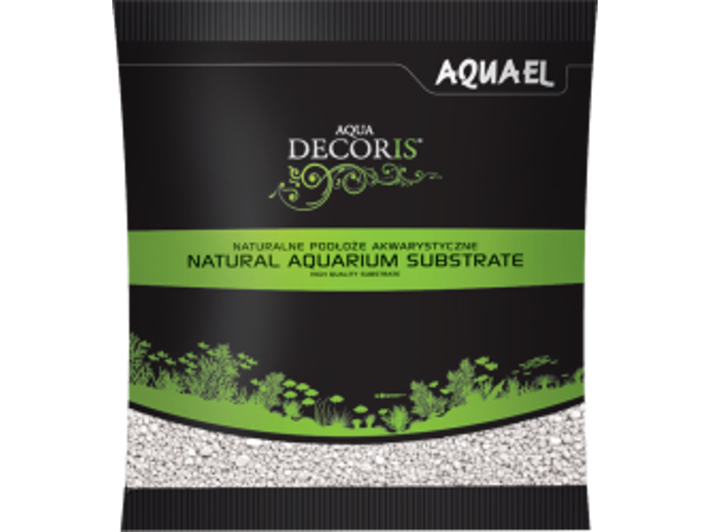 Decorius kvartsgrus 2-4mm 1 kg hvid