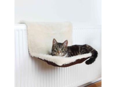 Hængekøje t/radiator,45x26x31 Plüsch/Veloursleder