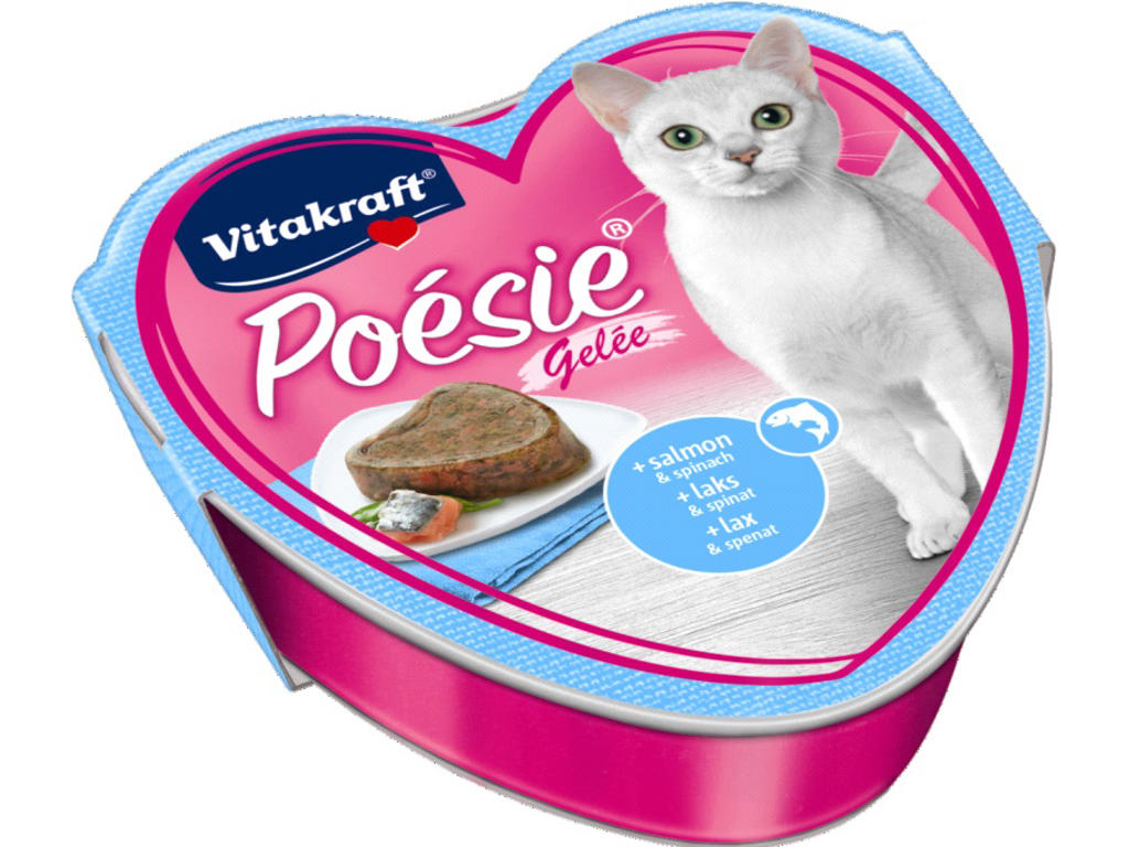 Poésie m/ laks og spinat 85g