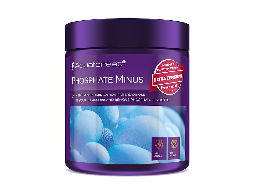Aquaforest Phosphate Minus 250 ml – Fosfatfjerner til Saltvandsakvarier og Revakvarier