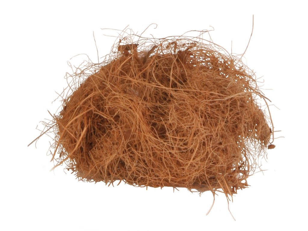 Kokostrævler 30 g – Naturligt Redemateriale til Fugle og Smådyr