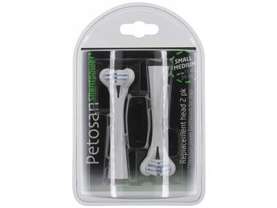 PETOSAN BØRSTEHOVED 2 STK