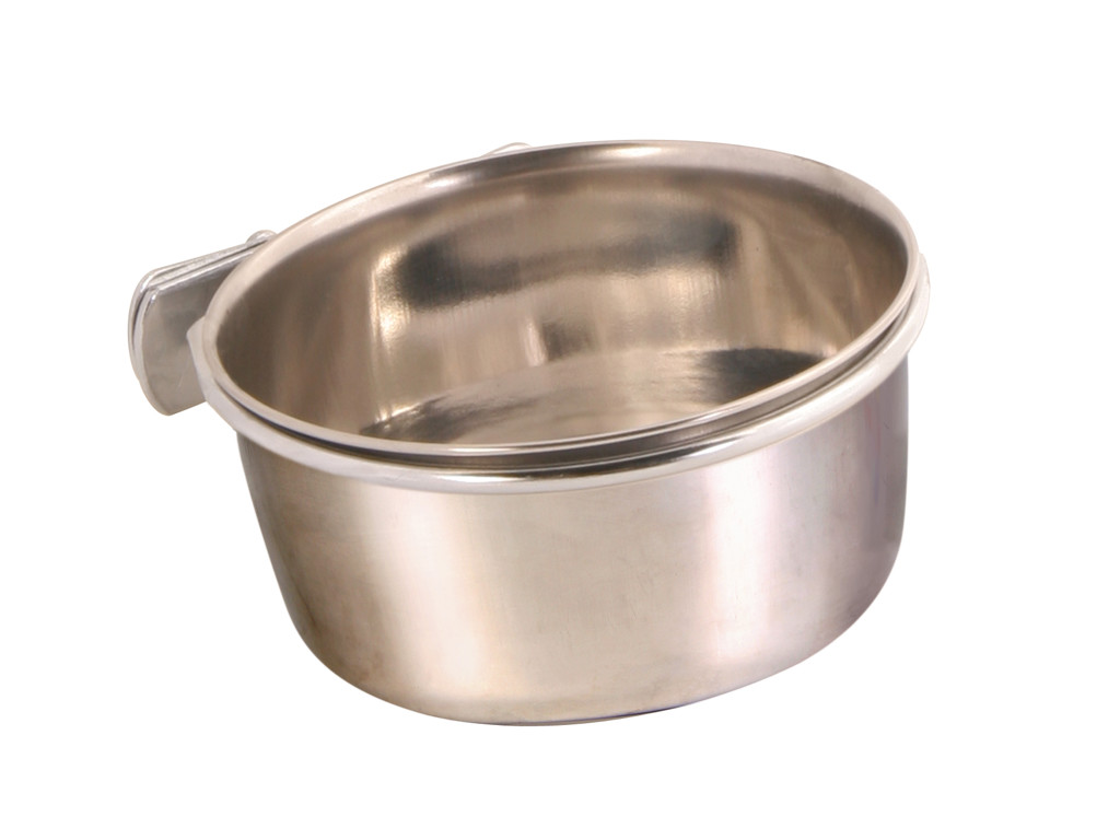 Stålskål med skruebeslag ø9,5cm