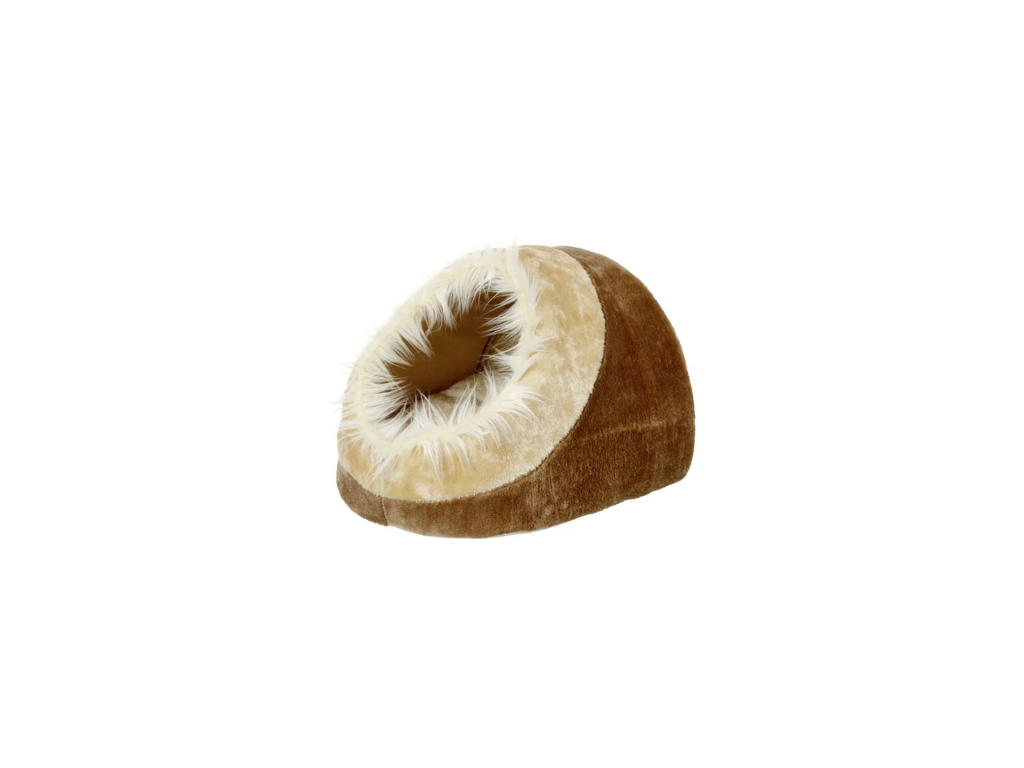 Kattehule CAVE 
40X40X28cm brun/beige