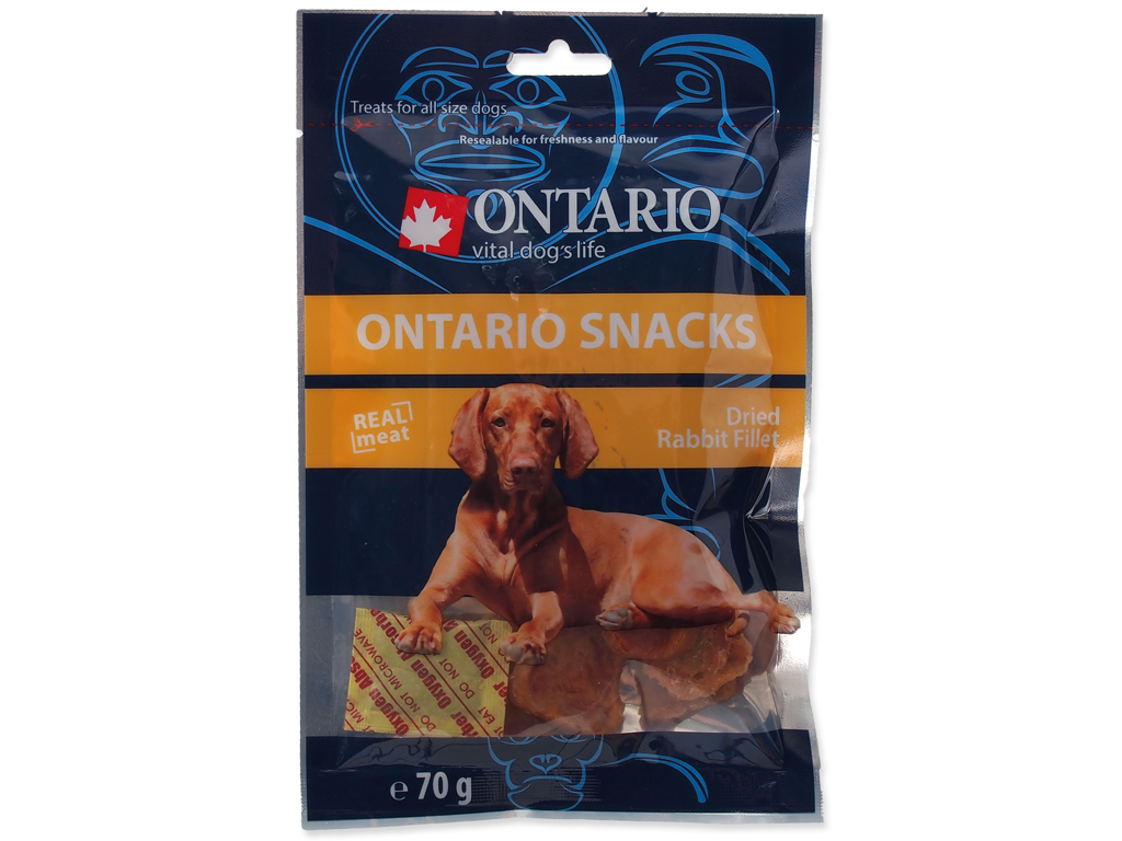 ONTARIO Snack Tør kaninfilet 70g