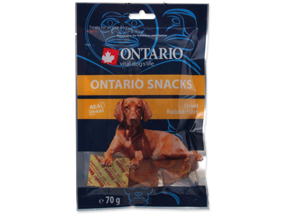 ONTARIO Snack Tør kaninfilet 70g