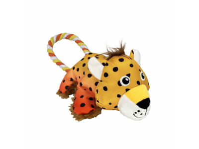 Kong cozie tuggz cheetah S/M 26x15x9,5CM