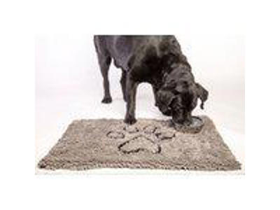 Dirty dog mikrofiber dørmåtte small 60x40cm grå