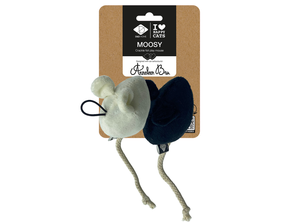 D&D CAT Kattelegetøj MOOSY 2 stk
