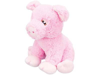 Trixie Be Eco Piggy Edison – Plys Hundelegetøj i Genanvendt Materiale 24 cm (Lyserød)