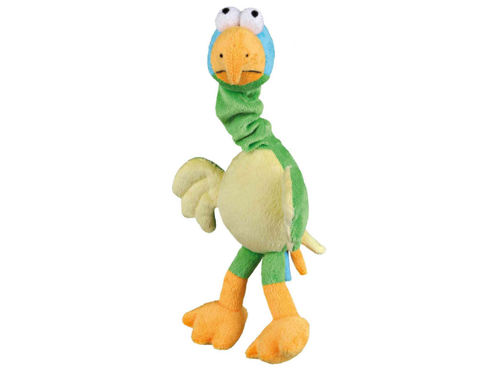 Fugl m. original lyd, plys, 30 cm