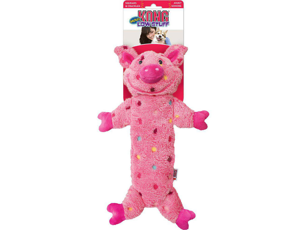 KONG LOW STUFF SPECKLES PIG L 46.9x23.5x8.3 CM
