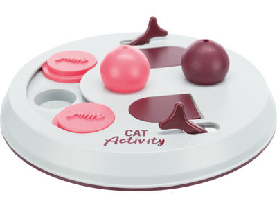 Cat Activity FlipBoard strategispil, ø 23 cm, berry/pink/lysegrå