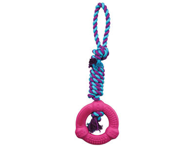 Denta Fun ring on a rope, 12 cm/41 cm
