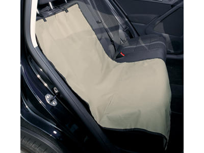 Bilsædetæppe, 1,40 x 1,20 m, beige