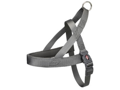 Premium norwegian harness, S-M: 30-50 cm/25 mm, graphite