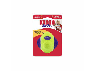 Kong airdog squeaker knobby ball XS/S 14x7,5x5CM