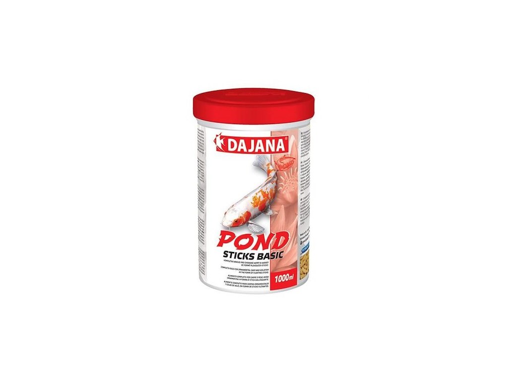 Dajana Pond Sticks Basic – Foder til Havedamsfisk 1 Liter