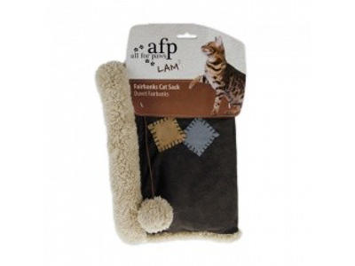 Kattesovepose med knas i lammeskind